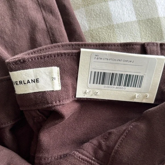 Everlane - The Utility Patch Pocket Pant - Dark Chocolate NWT - Picture 7 of 7